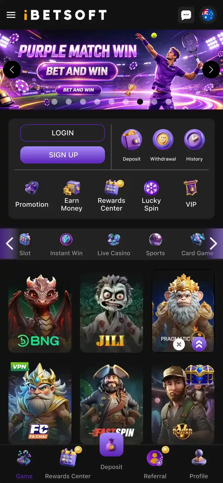 IBS AUD mobile view