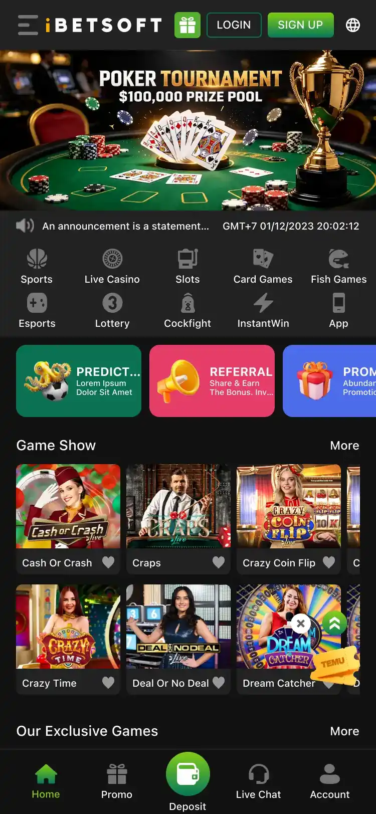 IBS KUSD mobile view